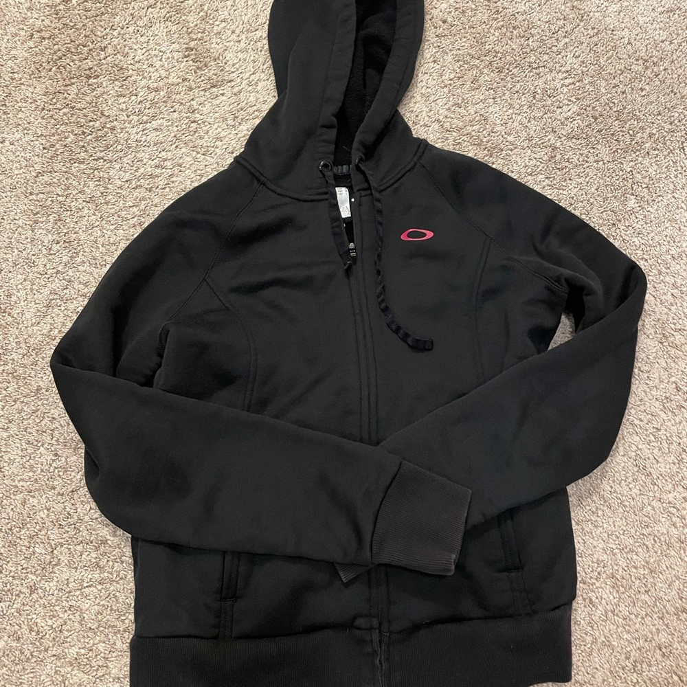 Oakley Women’s Full Zip Hooded Sweatshirt with Zippered Pockets